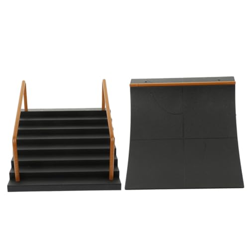 BESTonZON 2 Stück Fingerboard Skatepark Zubehör Kunststoff Hindernis für Finger Skateboard Trainingsspielzeug Fingerkoordination und Kreativität BESTonZON 2 Stück Fingerboard Skatepark Zubehör Kunststoff Hindernis für Finger Skateboard Trainingsspielzeug Fingerkoordination und Kreativität von BESTonZON