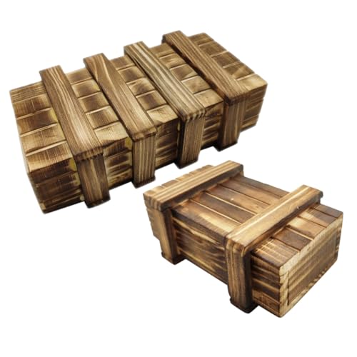 BESTonZON 2stücke Holz Rätselbox Für Junge Mädchen Mit Verstecktem Fach Mehrfache Öffnungsmöglichkeiten Intelligenzspielzeug Aus Sicheren Materialien Lernspielzeug Für Jungen Und Mädchen BESTonZON 2stücke Holz Rätselbox Für Junge Mädchen Mit Verstecktem Fach Mehrfache Öffnungsmöglichkeiten Intelligenzspielzeug Aus Sicheren Materialien Lernspielzeug Für Jungen Und Mädchen von BESTonZON