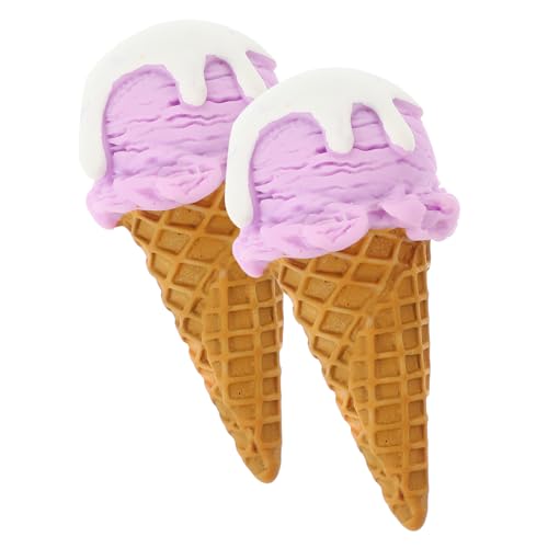 BESTonZON 2 Stück Künstliches Eiswaffel Deko Teilig aus Langlebigem Resin Realistische Simulation Eiscreme Modell für Fotografie Requisiten Ladendekoration Schaufenster und Party in BESTonZON 2 Stück Künstliches Eiswaffel Deko Teilig aus Langlebigem Resin Realistische Simulation Eiscreme Modell für Fotografie Requisiten Ladendekoration Schaufenster und Party in von BESTonZON