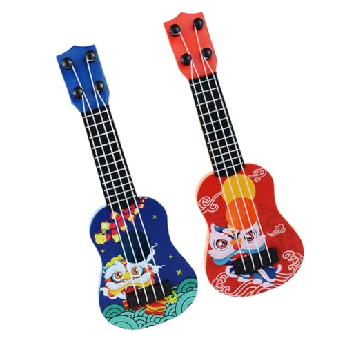 BESTonZON 2 Stück Mini Ukulele Akustische Gitarren für Kleinkinder Jahre Bunte Cartoon Gitarren zur Frühen Musikalischen und Geschenkidee BESTonZON 2 Stück Mini Ukulele Akustische Gitarren für Kleinkinder Jahre Bunte Cartoon Gitarren zur Frühen Musikalischen und Geschenkidee von BESTonZON