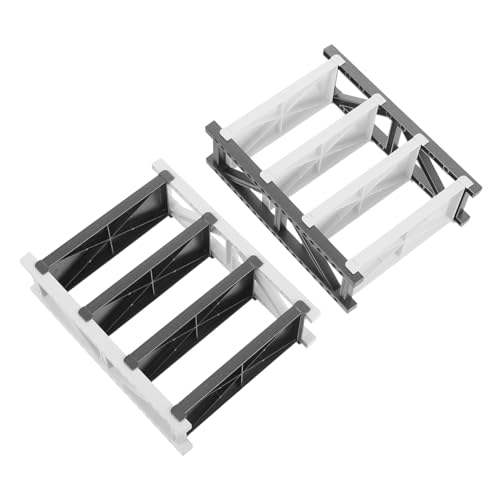 BESTonZON 2 Stück Miniaturhalter Regal Puppenhausmöbel Puppenhaus Aufbewahrungsmöbel Miniaturen Puppenhaus Zubehör Kunststoff BESTonZON 2 Stück Miniaturhalter Regal Puppenhausmöbel Puppenhaus Aufbewahrungsmöbel Miniaturen Puppenhaus Zubehör Kunststoff von BESTonZON