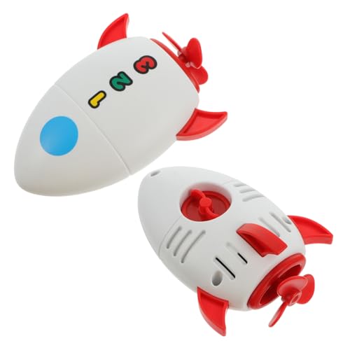 BESTonZON 2 Stück Teiliges Badewannenspielzeug Raketenform Badespaß für Kleinkinder Sichere Glatte Kanten Bunte Wasserspielzeuge für Junge Mädchen für Schwimmbad und Badewanne BESTonZON 2 Stück Teiliges Badewannenspielzeug Raketenform Badespaß für Kleinkinder Sichere Glatte Kanten Bunte Wasserspielzeuge für Junge Mädchen für Schwimmbad und Badewanne von BESTonZON