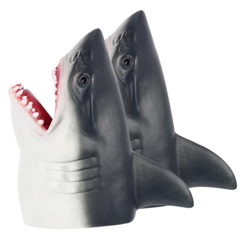 BESTonZON 2 Stück Teiliges Fingerpuppe aus Weichem Realistische Elastische Haifigur für Edukatives Storytelling und Kindgerechtes Rollenspiel als Geburtstagsgeschenk und Unterwasser BESTonZON 2 Stück Teiliges Fingerpuppe aus Weichem Realistische Elastische Haifigur für Edukatives Storytelling und Kindgerechtes Rollenspiel als Geburtstagsgeschenk und Unterwasser von BESTonZON