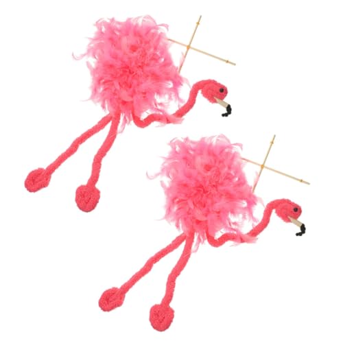 BESTonZON 2 Stück Teiliges Flamingo Marionetten Puppen aus Flauschigem Plüsch mit Leichtem Bambusrahmen Interaktive Tiermarionetten für Kindertheater Kreative Aufführungen und Dekorative BESTonZON 2 Stück Teiliges Flamingo Marionetten Puppen aus Flauschigem Plüsch mit Leichtem Bambusrahmen Interaktive Tiermarionetten für Kindertheater Kreative Aufführungen und Dekorative von BESTonZON