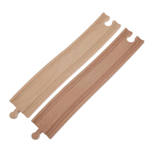 BESTonZON 2 Stück Teiliges Holz Bogen Gleisset Zugspielzeug Bahn Zubehör für Holzeisenbahn Erweiterung Sicher Praktisch BESTonZON 2 Stück Teiliges Holz Bogen Gleisset Zugspielzeug Bahn Zubehör für Holzeisenbahn Erweiterung Sicher Praktisch von BESTonZON