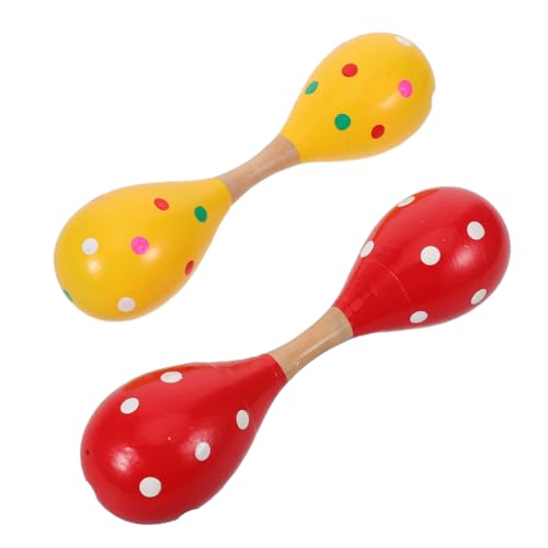 BESTonZON 2 Stück Teiliges Holz-Maracas für Erwachsene Doppelseitige Handrasseln mit Lebendigen Klängen Frühe Musikalische Rhythmisches Lernen Langlebiges Musikinstrument für Junge Mädchen BESTonZON 2 Stück Teiliges Holz-Maracas für Erwachsene Doppelseitige Handrasseln mit Lebendigen Klängen Frühe Musikalische Rhythmisches Lernen Langlebiges Musikinstrument für Junge Mädchen von BESTonZON