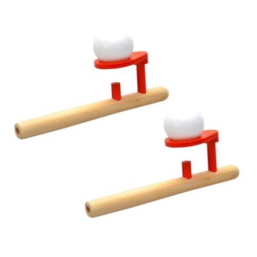 BESTonZON 2 Stück Teiliges Holz blasrohrspiel mit Schwimmenden Bällen Balance Koordinationsspielzeug für Ab Jahren Fördert Motorik und Konzentration Stressabbauendes Lernspielzeug BESTonZON 2 Stück Teiliges Holz blasrohrspiel mit Schwimmenden Bällen Balance Koordinationsspielzeug für Ab Jahren Fördert Motorik und Konzentration Stressabbauendes Lernspielzeug von BESTonZON