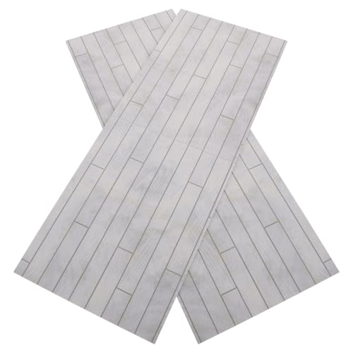 BESTonZON 2 Stück Teiliges Miniatur-holzboden Puppenhaus Realistische Handliche Holz-dielen für DIY-miniaturobjekte Kreative Gestaltung Einfache Montage für Puppenhaus-Dekoration und BESTonZON 2 Stück Teiliges Miniatur-holzboden Puppenhaus Realistische Handliche Holz-dielen für DIY-miniaturobjekte Kreative Gestaltung Einfache Montage für Puppenhaus-Dekoration und von BESTonZON