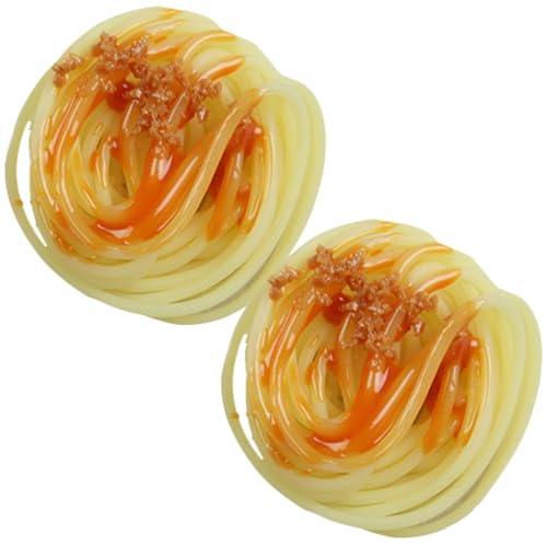 BESTonZON 2 Stück Teiliges Pasta Modell mit Fleischsoße Realistische Spaghetti Deko für Küche Restaurant Hochwertiges Nudelornament für Fotografie Spielküche und Gastronomie Robustes BESTonZON 2 Stück Teiliges Pasta Modell mit Fleischsoße Realistische Spaghetti Deko für Küche Restaurant Hochwertiges Nudelornament für Fotografie Spielküche und Gastronomie Robustes von BESTonZON