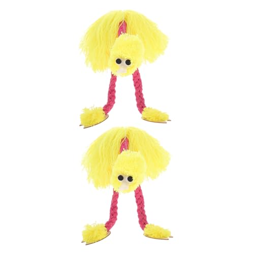 BESTonZON 2 Stück Teiliges Plüsch-marionetten- Holz-Pull-String-Puppe Kuschelige Strauß-Marionette für Fördert Hand-Auge-koordination Motorische Fähigkeiten für Interaktives Lernspiel und BESTonZON 2 Stück Teiliges Plüsch-marionetten- Holz-Pull-String-Puppe Kuschelige Strauß-Marionette für Fördert Hand-Auge-koordination Motorische Fähigkeiten für Interaktives Lernspiel und von BESTonZON