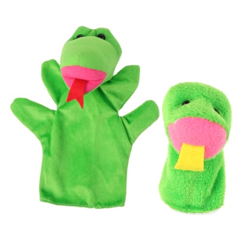 BESTonZON 2 Stück Tierpuppe Schöne Handpuppe Schlange Fingerpuppe Spielzeug Für Kinder Spielzeug Für Kinder Jungen Eltern Kind Interaktionsspielzeug Kinderspielzeug Tierspielzeug Kinder von BESTonZON