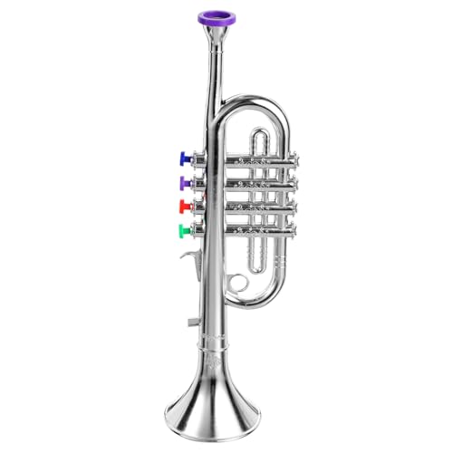 BESTonZON 2 Stück Trompete Spielzeug Party Horn Trompete Geräuschhersteller Kinder Musikinstrument Musikalische Blasinstrumente Spielzeug Schule Party Stadion Horn Kinder Musical von BESTonZON