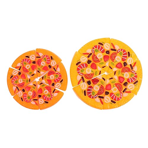 BESTonZON 2 Stücke Kinder Pizza Schneidespielzeug Simulation Pizza Spielzeug Kinder Pizza Schneiden Spielzeug von BESTonZON