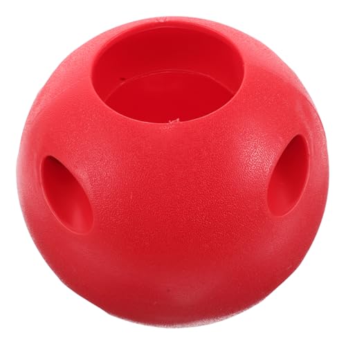 BESTonZON 2 Stücke Schaukel Stahlrohr Hoop Trampolin Abdeckung Trampolin Schaukel Top Spielplatz Zubehör Trampolin Pfosten Abdeckung Trampolin Kappe Rot Kunststoff von BESTonZON