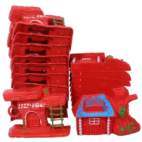 BESTonZON 20 Stück Miniatur Wald Holzhütte Modelle Realistische Holzhaus Figuren für Diorama Sandtisch Dekoration Basteln Terrarium Garten Landschaft BESTonZON 20 Stück Miniatur Wald Holzhütte Modelle Realistische Holzhaus Figuren für Diorama Sandtisch Dekoration Basteln Terrarium Garten Landschaft von BESTonZON