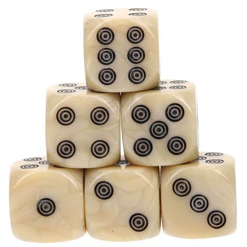 BESTonZON 20 Stück Teiliges Acryl Würfelset mit Großer Ziffern Langlebige Spielwürfel für Brettspiele und Rollenspiele Praktische Würfel für Familien Freundestreffen Party Accessoire BESTonZON 20 Stück Teiliges Acryl Würfelset mit Großer Ziffern Langlebige Spielwürfel für Brettspiele und Rollenspiele Praktische Würfel für Familien Freundestreffen Party Accessoire von BESTonZON