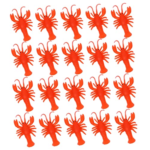 BESTonZON 20 Stück Teiliges Mini Hummer aus Weichem TPR Realistische Tragbare Krebsfiguren für Baden Sammeln Partydekoration Pädagogisches Wasserspielzeug für Mädchen und Jungen BESTonZON 20 Stück Teiliges Mini Hummer aus Weichem TPR Realistische Tragbare Krebsfiguren für Baden Sammeln Partydekoration Pädagogisches Wasserspielzeug für Mädchen und Jungen von BESTonZON