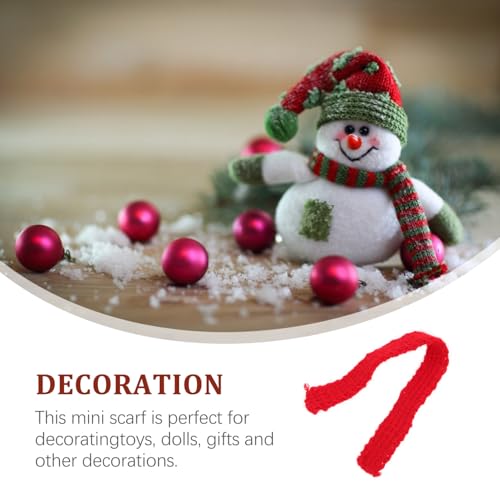 BESTonZON 20 Stück Teiliges Mini schals aus Wolle Flexible Zarte Dekoration für Puppen Schneemänner und Party Rote und Grüne Streifen Niedliche Handgefertigte Accessoires BESTonZON 20 Stück Teiliges Mini schals aus Wolle Flexible Zarte Dekoration für Puppen Schneemänner und Party Rote und Grüne Streifen Niedliche Handgefertigte Accessoires von BESTonZON
