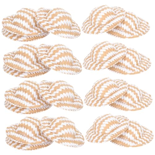 BESTonZON 20 Stück Teiliges Miniatur Gewebte Strohhüte Bunte Puppenhüte für DIY Bastelarbeiten Handgefertigte Adorable Doll Accessoires Vielseitige Foto Requisiten und Party Dekorationen BESTonZON 20 Stück Teiliges Miniatur Gewebte Strohhüte Bunte Puppenhüte für DIY Bastelarbeiten Handgefertigte Adorable Doll Accessoires Vielseitige Foto Requisiten und Party Dekorationen von BESTonZON