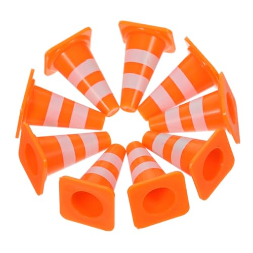 BESTonZON 20 Stück Teiliges Miniatur Verkehrszeichen Realistische Straßenabsperrungen und Leitkegel Pädagogisches Kinderspielzeug zur Verkehrserziehung Leuchtende Farben Fördert Symbol und BESTonZON 20 Stück Teiliges Miniatur Verkehrszeichen Realistische Straßenabsperrungen und Leitkegel Pädagogisches Kinderspielzeug zur Verkehrserziehung Leuchtende Farben Fördert Symbol und von BESTonZON