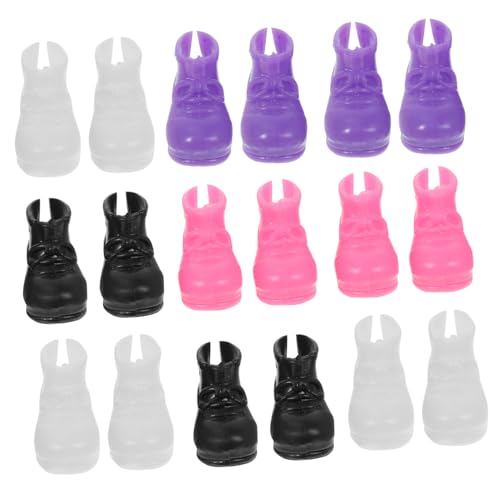 BESTonZON 20 Stück Teiliges Puppenschuh Miniatur Spielzeugschuhe aus Leichtem Kunststoff Bunte Flache Puppenschuhe Strapazierfähige Mini Schuhe für Puppenhaus Dekoration und BESTonZON 20 Stück Teiliges Puppenschuh Miniatur Spielzeugschuhe aus Leichtem Kunststoff Bunte Flache Puppenschuhe Strapazierfähige Mini Schuhe für Puppenhaus Dekoration und von BESTonZON