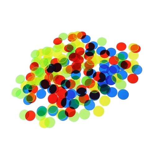 BESTonZON 200 Stück Plastikchips für Bingo Spielkarten Bunte Kunststoff Zählmarker in Zufälligen Farben Vielseitig für Bingo und Mathe Lernspiele Geeignet für Schule und Zufällige Farbe BESTonZON 200 Stück Plastikchips für Bingo Spielkarten Bunte Kunststoff Zählmarker in Zufälligen Farben Vielseitig für Bingo und Mathe Lernspiele Geeignet für Schule und Zufällige Farbe von BESTonZON