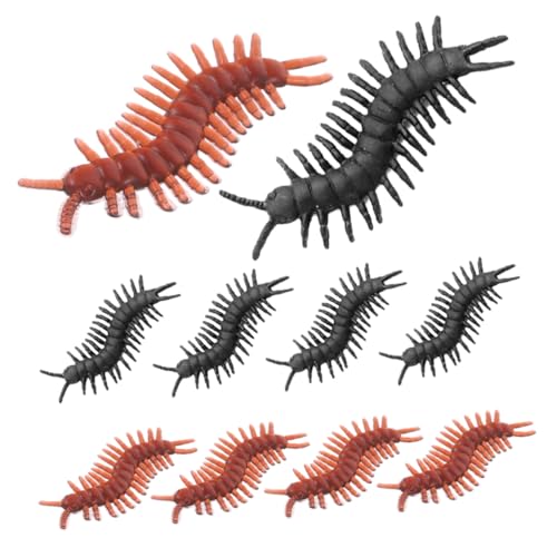 BESTonZON 200 Stück Realistische Detailgetreue Zentipede Figuren für Halloween Gartenornamente Partyüberraschungen und Interaktive Lernspiele Schwarz und Braun BESTonZON 200 Stück Realistische Detailgetreue Zentipede Figuren für Halloween Gartenornamente Partyüberraschungen und Interaktive Lernspiele Schwarz und Braun von BESTonZON