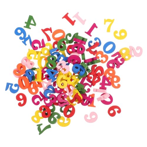 BESTonZON 200 Stück Teiliges Holz Zahlen Lernspielzeug für Bunte Montessori Zahlen zum Zählenlernen Pädagogisches Kognitives Pack DIY Holz für Kleinkinder BESTonZON 200 Stück Teiliges Holz Zahlen Lernspielzeug für Bunte Montessori Zahlen zum Zählenlernen Pädagogisches Kognitives Pack DIY Holz für Kleinkinder von BESTonZON