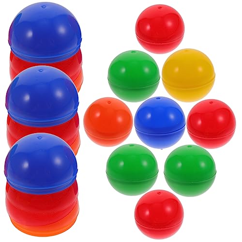 BESTonZON 20St Aktivität Bunte Bälle weiches Spiel Bälle mit Bingoruf Schwimmbad große Bingo-Kugeln Netz tischtennisball tischfussball Spiel Lotteriekugeln Spiel-Pong-Ball Plastik Colorful von BESTonZON