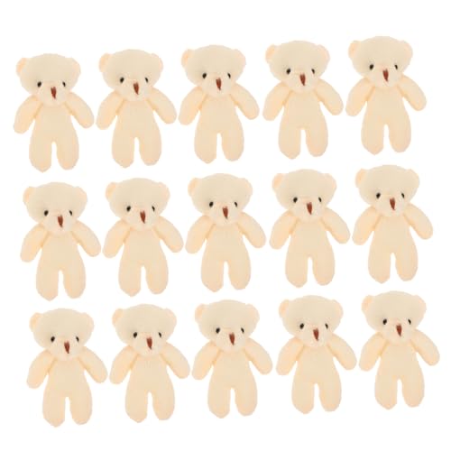 BESTonZON 20 Stücke Bär Spielzeug Puppe Mini Ausgestopften Bären Puppe Winzigen Bär Ornament Cartoon Bär Spielzeug Bär für Handwerk von BESTonZON