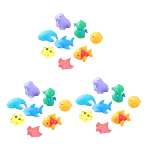 BESTonZON 24 STK Wassersprühspielzeug Kinder badespielzeug badespielzeug Whale Toy Sea Fish Toy Spielzeug Badespielzeug für Kinder Badewanne Spielzeug Badespielzeug für Babys von BESTonZON