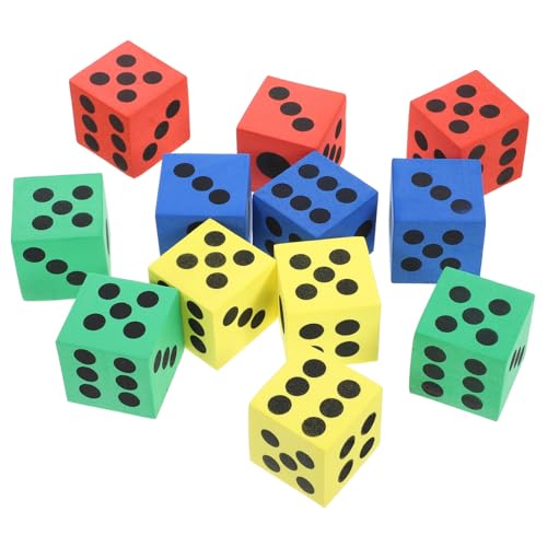 BESTonZON 24 Stück Teiliges Jumbo Würfelspiel aus Farbigem Schaumstoff Sichere Spielwürfel Pädagogisches Lernspielzeug für Kindergeburtstag und Partyspaß BESTonZON 24 Stück Teiliges Jumbo Würfelspiel aus Farbigem Schaumstoff Sichere Spielwürfel Pädagogisches Lernspielzeug für Kindergeburtstag und Partyspaß von BESTonZON
