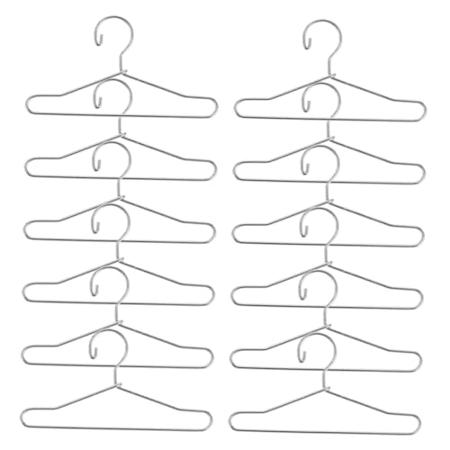 BESTonZON 25 Stück Teiliges Mini Eisen kleiderbügel Stabile Metall puppenbügel für Kleine Puppenkleidung Geeignet für Puppenhäuser Sammlungen Kreatives Spiel und Kinderspaß BESTonZON 25 Stück Teiliges Mini Eisen kleiderbügel Stabile Metall puppenbügel für Kleine Puppenkleidung Geeignet für Puppenhäuser Sammlungen Kreatives Spiel und Kinderspaß von BESTonZON