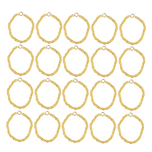 BESTonZON 25st Mini-Goldkette Spielzeugkette Mini-halskettenmodell Ente Spielzeug Kinderspielzeug Puppe Kinder Mini-Spielzeug Puppe Halskette Puppe Goldkette Ente Halskette Legierung Golden von BESTonZON