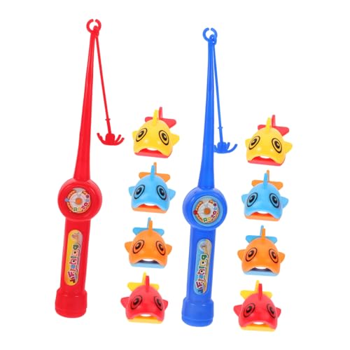 BESTonZON 2St Badespielzeug Angelspiel Kinder Angel Spielzeug Shower Toys Badespielzeug für Fische Angelspielzeug für Kinder Kinderspielzeug Badespielzeug für Babys Spielzeug von BESTonZON