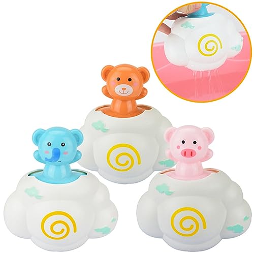 BESTonZON 2St Badewanne Spielzeug badespielzeug Bath Toys Lernspielzeug für Kinder badespielzeug Sprühwasserspielzeug Kleinkind Badewanne Schwimmendes Badespielzeug Wolke Blue von BESTonZON