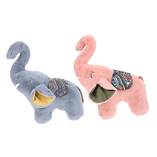 BESTonZON 2St Elefant Puppe Koala-Puppe Elefantenpuppe Kaninchen Flauschige Kuscheltierkinder Kuscheltier für Plüschpuppen Plüsch- -Puppe PP Baumwolle von BESTonZON