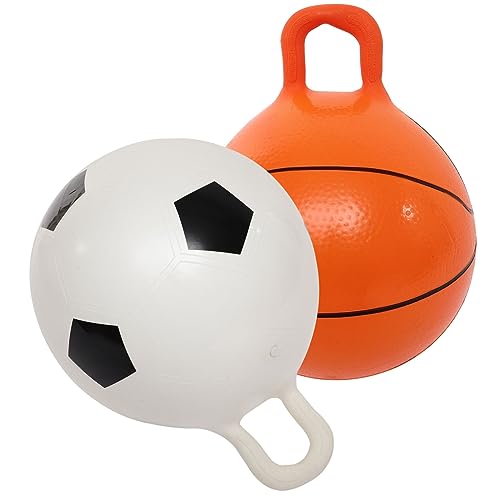 BESTonZON 2St Flummi interessantes Kinderspielzeug Interaktiver Springball hüpfendes Spielzeug hühner Spielzeug Kinder Sport verschleißfester Sprungball springendes Spielzeug für Kinder PVC von BESTonZON