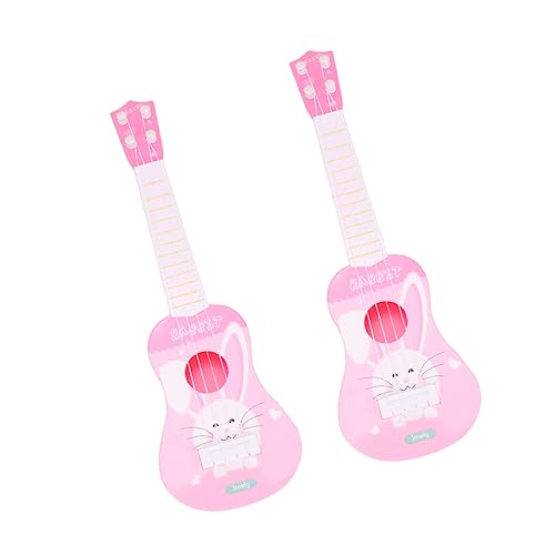 BESTonZON 2St Gitarre Guitar für Lernspielzeug kinderspielzeug Zappelspielzeug zappeln Musical Instrumentenspielzeug Instrumente Plastik von BESTonZON