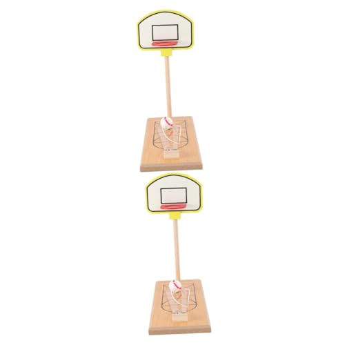 BESTonZON 2St Mini-Basketballspielzeug Spielzeug für Kinder kinderspielzeug dekompressions Spielzeug Fingerbasketball holzspielzeug Toys Tischbasketballspiel Tabletop-Basketball Hölzern von BESTonZON