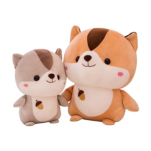 BESTonZON 2St Puppe kuscheltiere pummeluff Kuscheltier spielzeuge Birthday Entspannungsspielzeug Waschbär Stofftier gefülltes Waschbärspielzeug ausgestopftes Waschbärtier Plüsch von BESTonZON