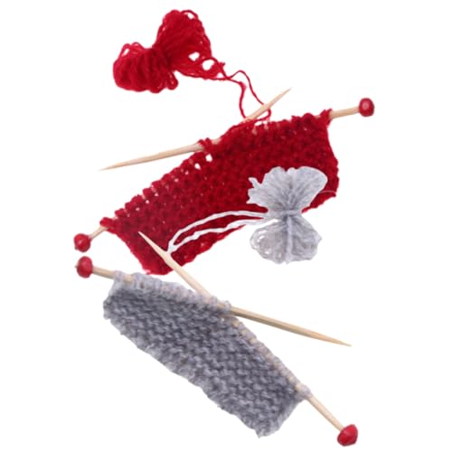 BESTonZON 2St Puppenhaus-Pullover Miniatur klein Mini-Essen gabbys Teppich Micro Decor Mini-Dekoration dekoring Mini-Strickpullover Puppenhausbedarf dekorative Mini-Modelle Plastik von BESTonZON