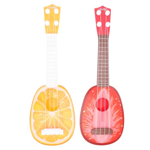 BESTonZON 2St Ukulele Musikalisches Entwicklungsspielzeug musikalisches Spielzeug für Kinder kinderinstrumente Kinder musikinstrumente Gitarrenspielzeug für Kinder Gitarren-Spielzeug Plastik von BESTonZON