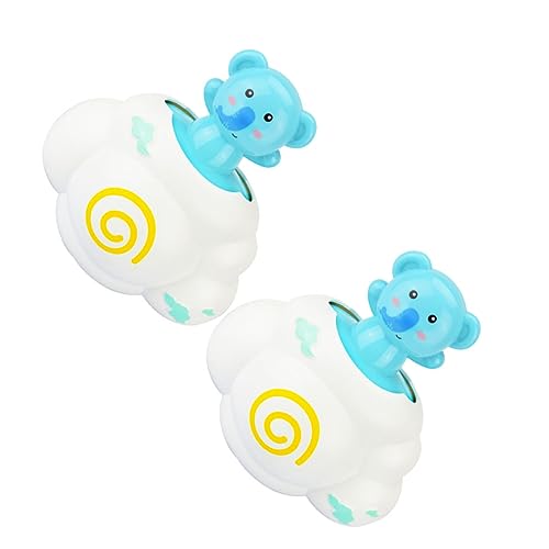 BESTonZON 2St Wassersprühwolke Kleinkindwanne Badewanne Spielzeug Badespielzeug für Kinder Sprühwasserspielzeug badespielzeug Bath Toys Schwimmendes Badespielzeug Blue von BESTonZON