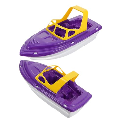 BESTonZON 2st Badewanne Boot Kleines Kinderboot Badeboot Boot Für Badewanne Boote Für Badewanne Plastik Violett von BESTonZON