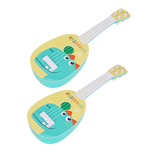 BESTonZON 2st Gitarre -Instrumente Musikspielzeug Für Babys Kinderspielzeug Musikalisches Spielzeug Kinder-Ukulele Kinderinstrument Werkzeugspielzeug Musikinstrumente Für Babys Plastik von BESTonZON