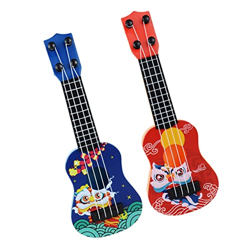 BESTonZON 2st Mini-Gitarre Spielzeuggitarre Für Kleinkinder 1-3 Kleinkind-Ukulele Gitarrenkinder Mädchen Gitarre Akustikgitarre Für Kindergitarre Für Jungen -Ukulele Abs von BESTonZON