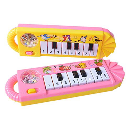 BESTonZON 2st Mini-elektropiano Klavier -Tastatur Klavierspielzeug Für Babys Kleinkind Klavier Tastatur Für Tastatur Für Kleinkinder -Klavier Klavier Plastik von BESTonZON