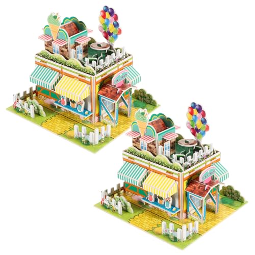 BESTonZON 2st Schaumstoffpuzzles Für Erwachsene 3D-rätsel Bausätze Für Erwachsene Puzzle-Modell 3D Schaumbaumodell Schaumstoffpuzzle Für Erwachsene Schaumstoff-Puzzles Schaumstoffplatte von BESTonZON