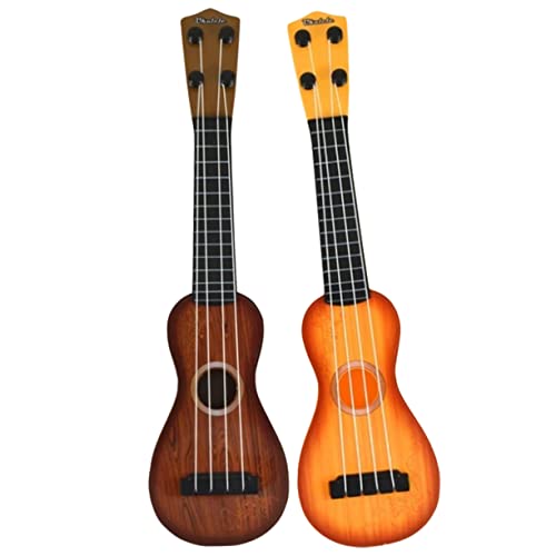 BESTonZON 2st Simulations-Ukulele Kinderspielzeug Xylophon Für Musical Kleinkindertrommel Bauen Instrumente -xylophon Gitarre Für Ukulele-Modelle Plastik von BESTonZON